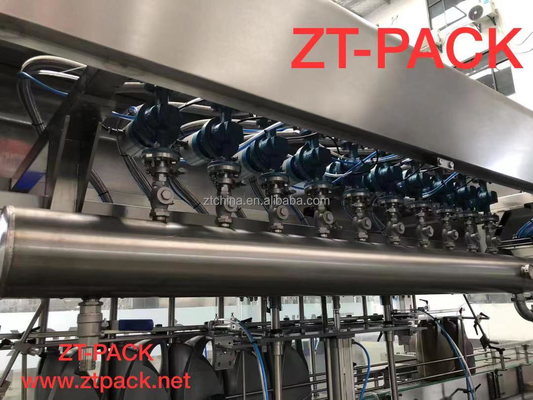 Automatic PET HDPE Bottle Filling Packing Machine For Cookie Oil Vegetable Oil