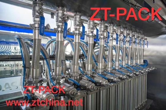 Automatic Food Rotor Pump Filling Machine For High Viscous Paste Jam Sauce Cream