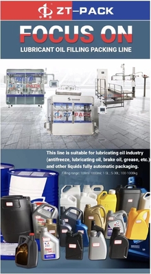 High Speed 4000BPH Flow Meter Linear Filling Machine For Lube Oil Motor Oil