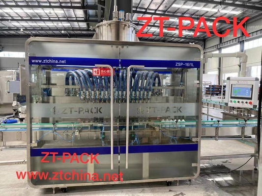 4000bph Ketchup Paste Jam Sauce Hot Filling  plastic bottle drum Filling Machine
