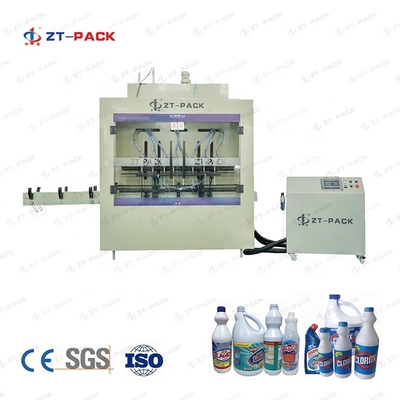 Automatic HCL Corrosive Liquid Packaging Line For  Harpic Liquids