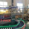 Plastic Bottle Carton Case Packer With Drop Down Free Down System