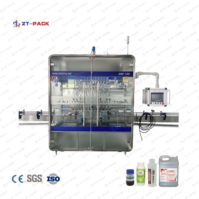 SS316 4800BPH Fully Automatic Gravity Disinfectant Antiseptic Cleaner Bottle Filling Machine