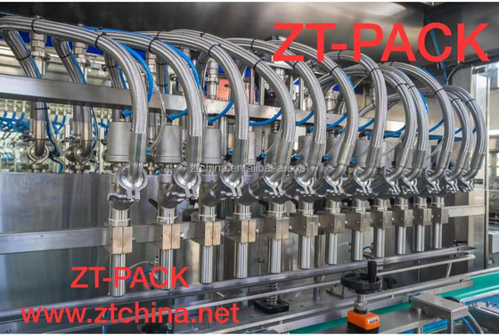 Automatic Edible Oil Filling Machine Packing Line For Sunflower Seeds Peanut Oils Filler Line
