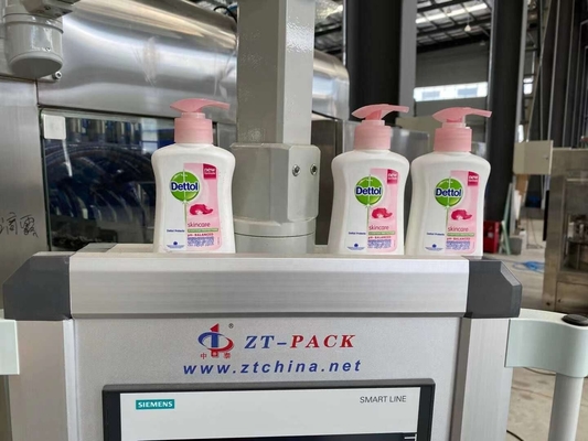 Linear Detergent Dish Washer Shampoo Liquid Filling Machine With High Speed For 500ml-5L