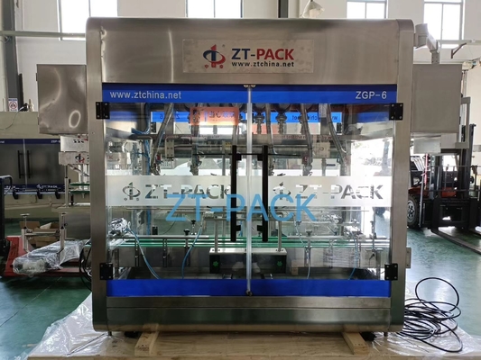 High Speed 4000BPH Flow Meter Linear Filling Machine For Lube Oil Motor Oil
