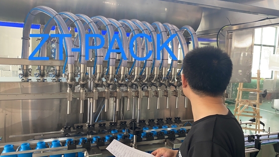 High Speed PET Bottle Oil Filling Machine 3600BPH For Sunflower Oil Vegetable Oil