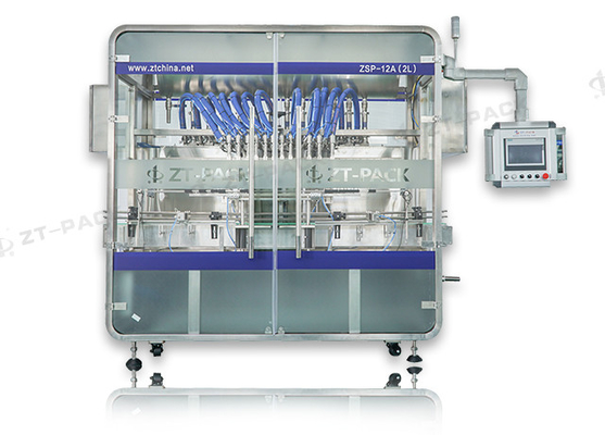 Piston Servo Motor Bottle Filling Machine For Edible Vegetable Oil Peanut Oil Mustard Oil