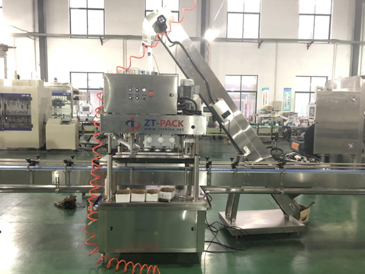 5000bph Twist Off Screw Cap Sealing Machine Stainless Steel Bottle Cap Tightener