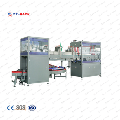 Vertical 24v Carton Box Packing Strapping Machine 4000bph Automatic Box Packing