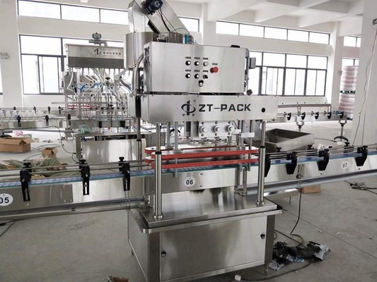 2.4kw Cap Tightening Machine Stainless Steel 5000bph 0.5mpa Lid Press Machine