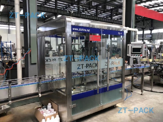 Flat Square Cap Tightening Machine 1000bph Oil Bottle Cap Sealing