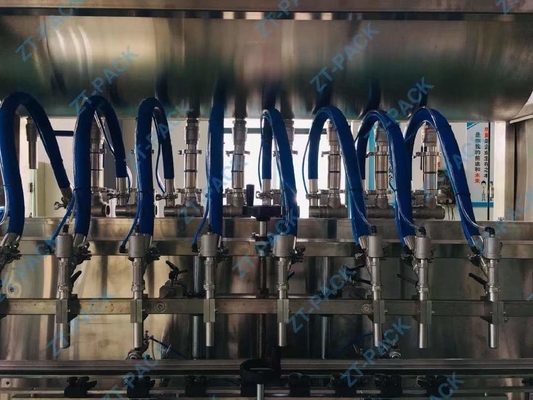 Ss 304 5l Edible Oil Filling Machine 2.2kw Automatic Piston Filler