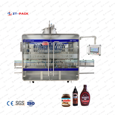 PLC 50ml Sauce Filling Machine 500ml Chocolate Paste Filling Machine