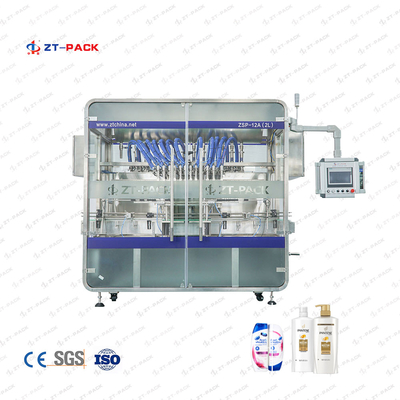 4000BPH 60HZ Servo Shampoo Shower Gel Bottle Filling Machine Package Line