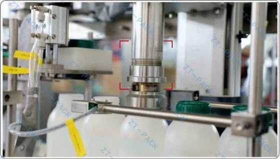 Oil Liquid Soap Automatic Cap Tightener 2500bph Automatic Cap Sealing Machine