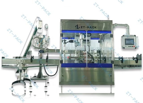 50hz Pick And Place Capping Machine 0.8mpa 2500bph Oil Bottle Sealing Machine