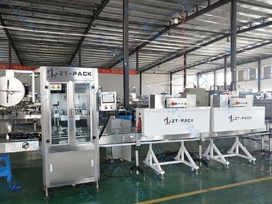 Sauce Paste Shrink Sleeve Applicator Machine 6000bph Label Sticking Machine
