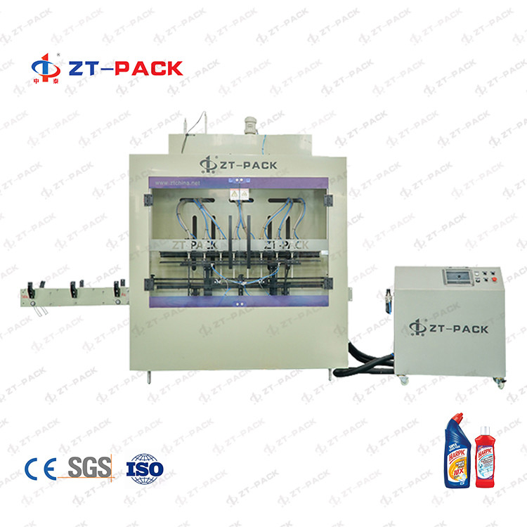 High Tech Automatic Toilet Cleaning Acid Liquid Viscous Filling Machine