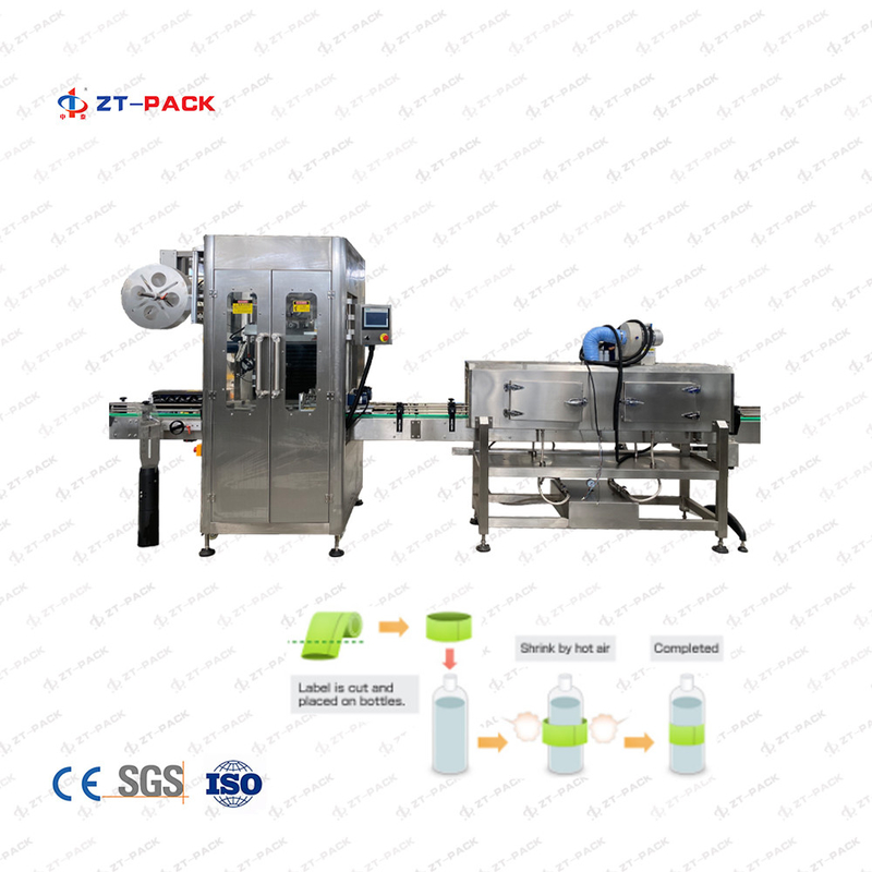 150bpm Sleeve Applicator For Bottles 25mm To 280mm Label Pasting Machine