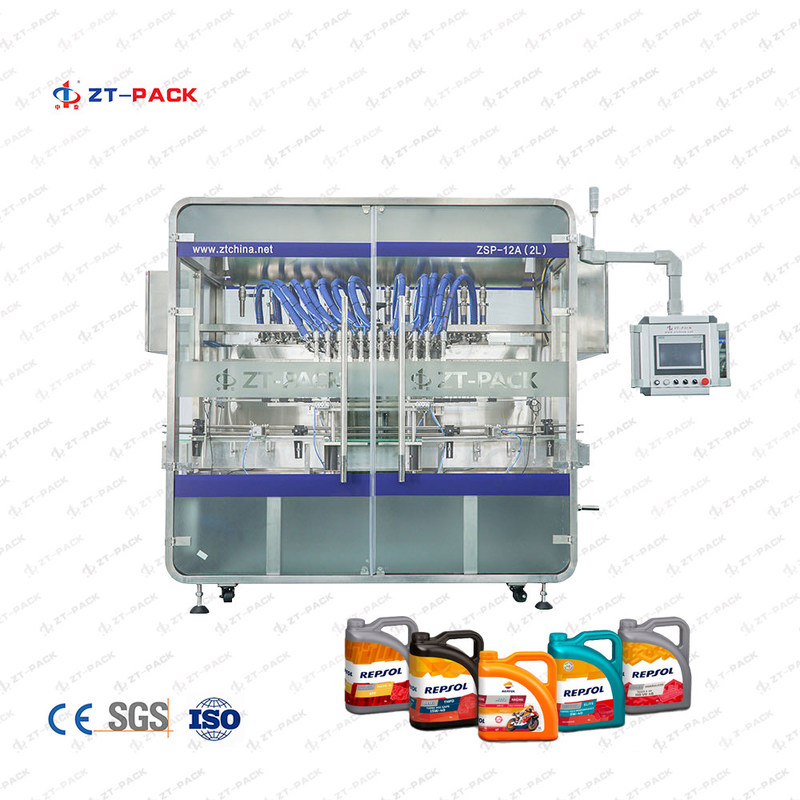 1kw Ss316 Lube Oil Filling Machine 5l Automatic Bottle Filling Capping