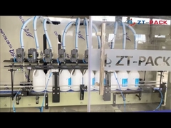 1500bph Toilet Cleaner Filling Machine 1.5kw 100ml Gravity Bottle Filler