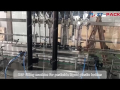 100ml-5L Pesticide SL Fertilizer Liquid Filling Package Line With Gravity Filling Machine And Tracki